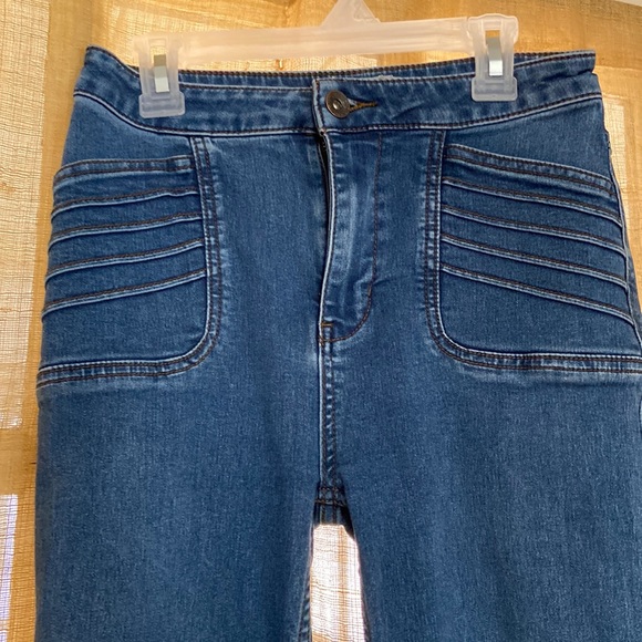 FREE PEOPLE high waisted skinny jeans - Picture 2 of 10